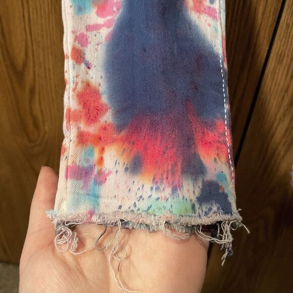 Women’s Old Navy Rockstar Tie Die Skinny Jeans Size 2 - Picture 3 of 7